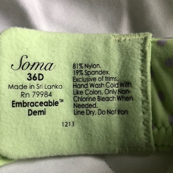 New Soma lightly padded bra - Picture 4 of 4